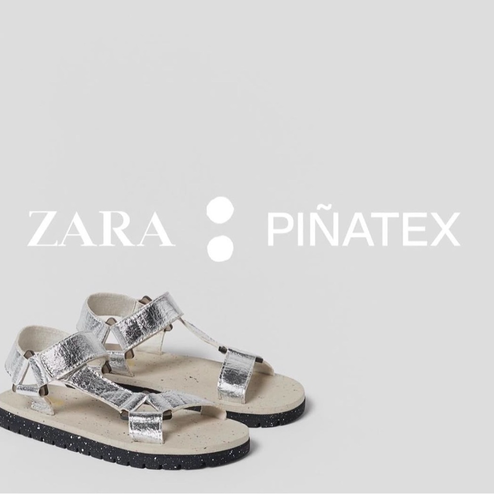 Zara Kids Metallic Silver Sandals